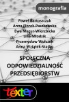 Społeczna odpowiedzialność przedsiębiorstw - CSR